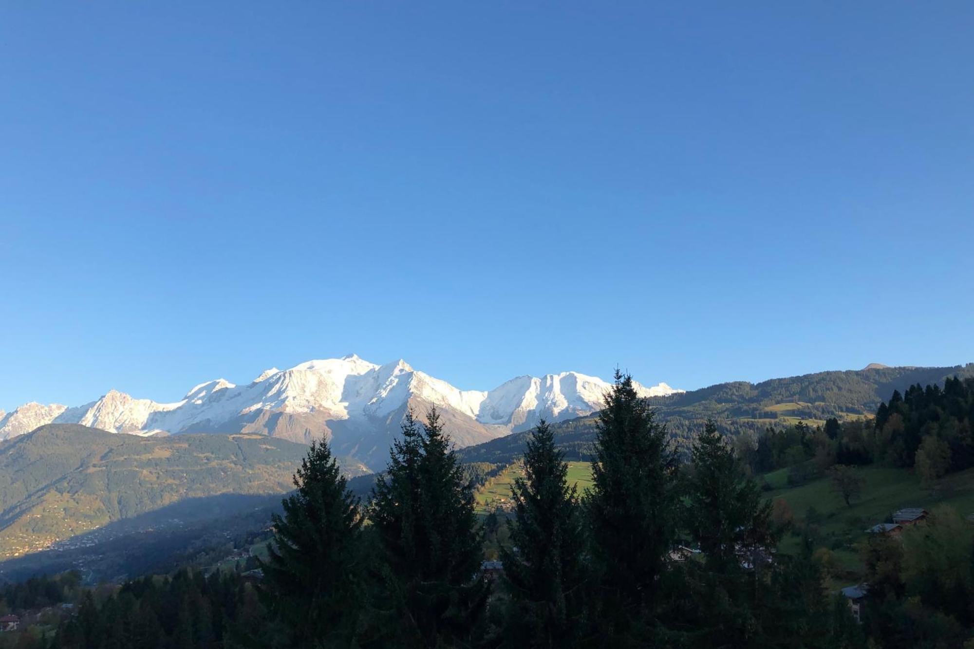 Large Apt 80M Superb View Mont-Blanc 6P Apartment Комбо Екстериор снимка